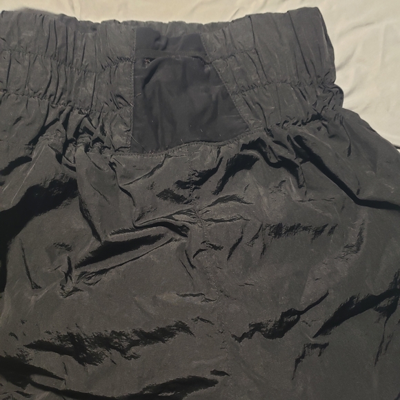 FP Movement by Free People Black High-Waist Smocked Elastic Shorts - Picture 4 of 4